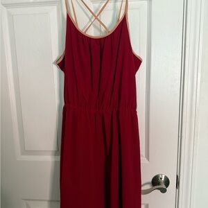 UMGEE Garnet Dress with Cross Back